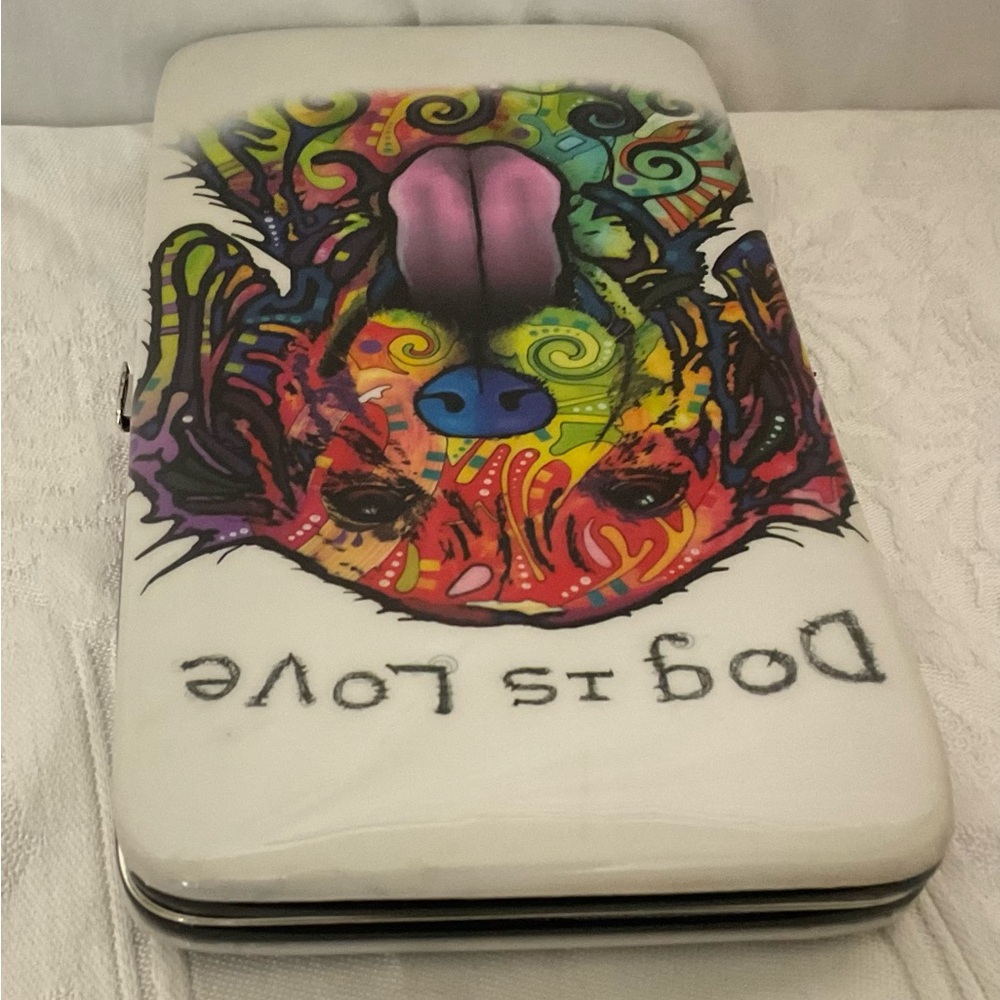 Hard Case Dog Is Love Wallet - Picture 3 of 13